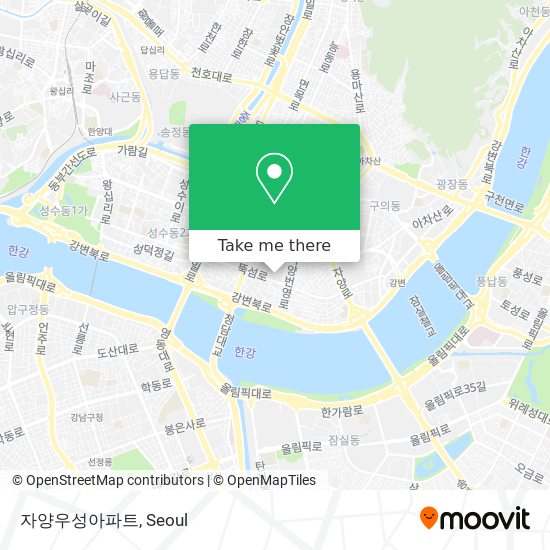 자양우성아파트 map