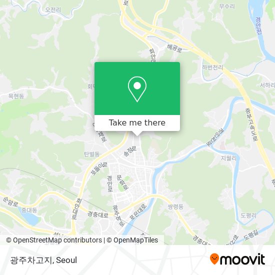 광주차고지 map