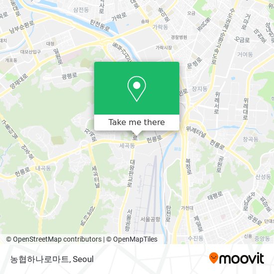 농협하나로마트 map