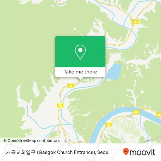 개곡교회입구 (Gaegok Church Entrance) map