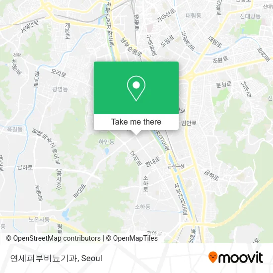 연세피부비뇨기과 map