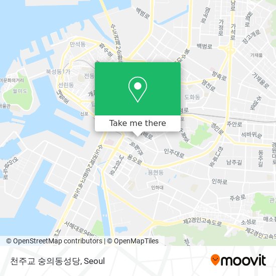 천주교 숭의동성당 map