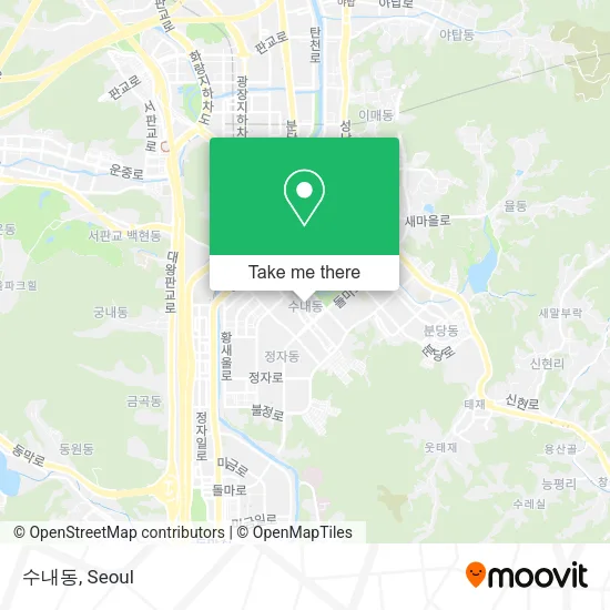 수내동 map