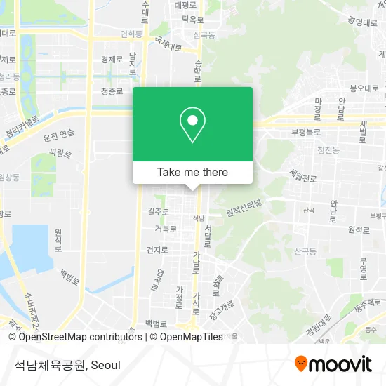 석남체육공원 map