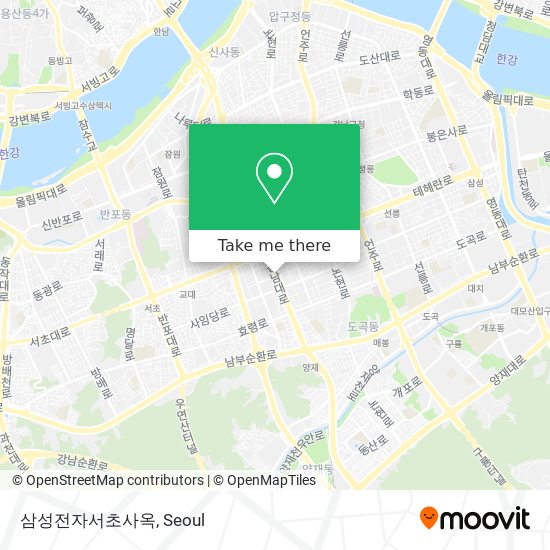 삼성전자서초사옥 map