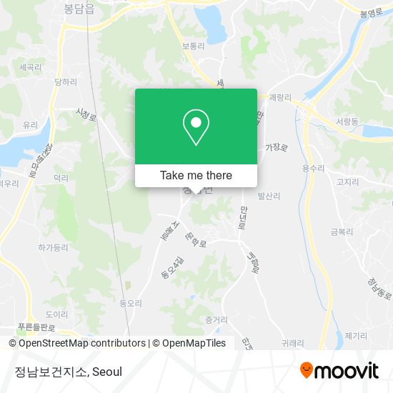 정남보건지소 map
