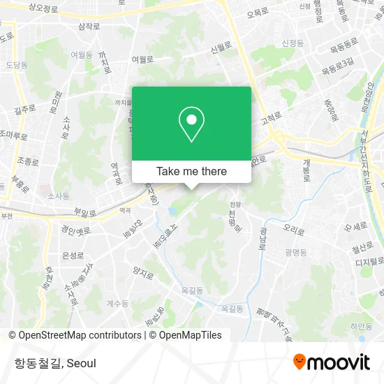 항동철길 map