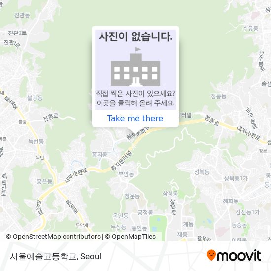 서울예술고등학교 map