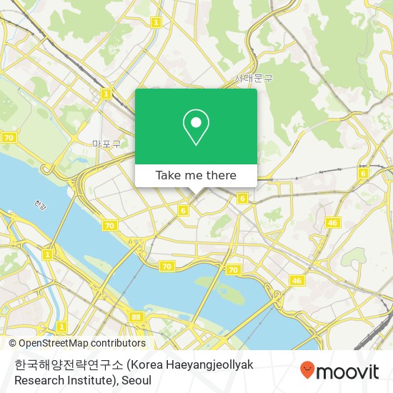 한국해양전략연구소 (Korea Haeyangjeollyak Research Institute) map
