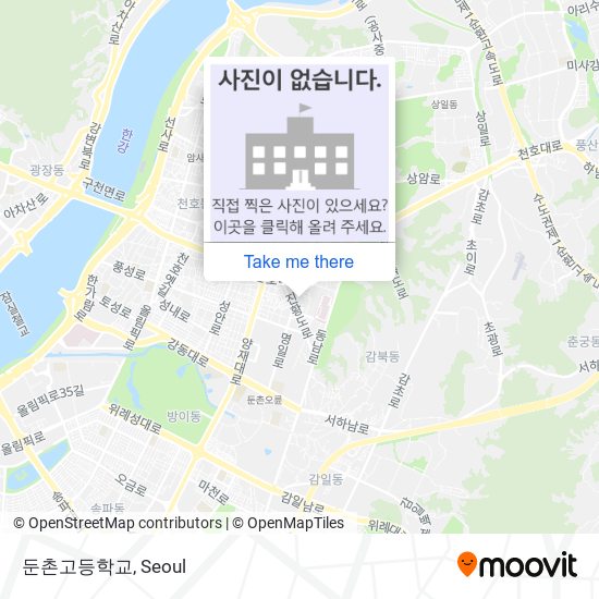 둔촌고등학교 map