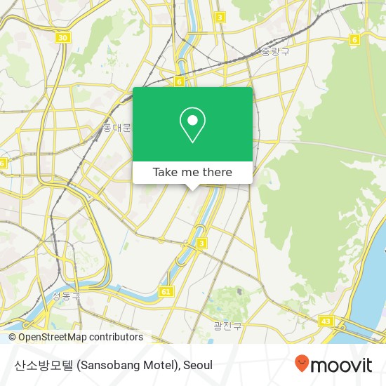 산소방모텔 (Sansobang Motel) map