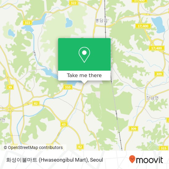 화성이불마트 (Hwaseongibul Mart) map