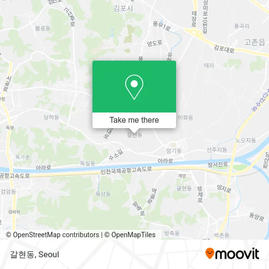 갈현동 map