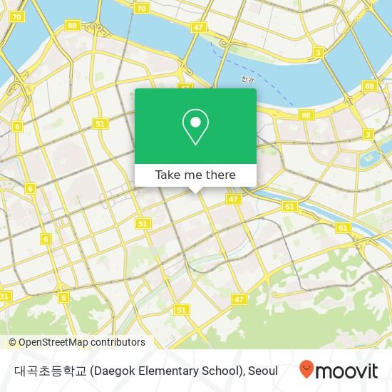 대곡초등학교 (Daegok Elementary School) map