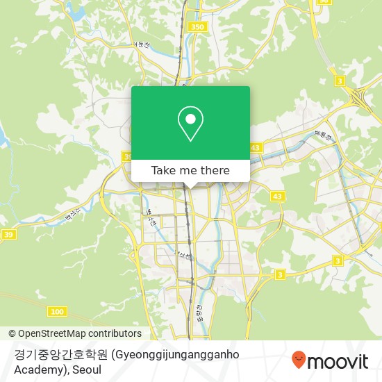 경기중앙간호학원 (Gyeonggijungangganho Academy) map