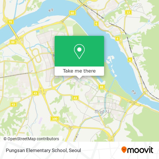 Pungsan Elementary School map