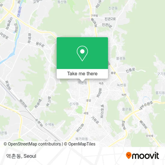 역촌동 map