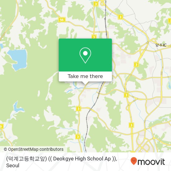 (덕계고등학교앞) (( Deokgye High School Ap )) map