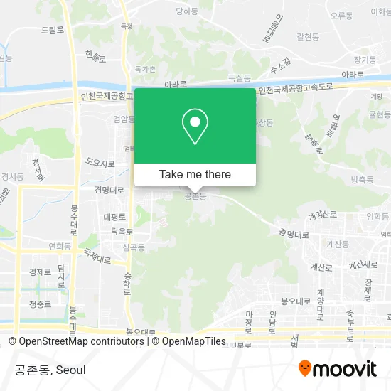공촌동 map