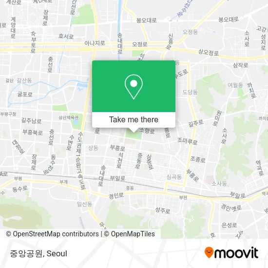 중앙공원 map