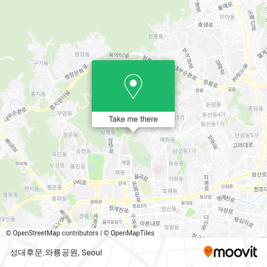 성대후문.와룡공원 map