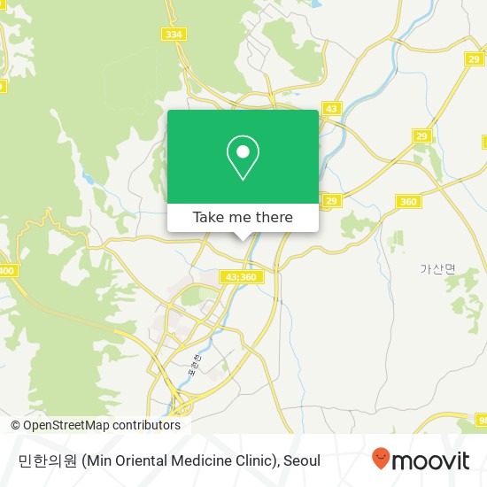 민한의원 (Min Oriental Medicine Clinic) map