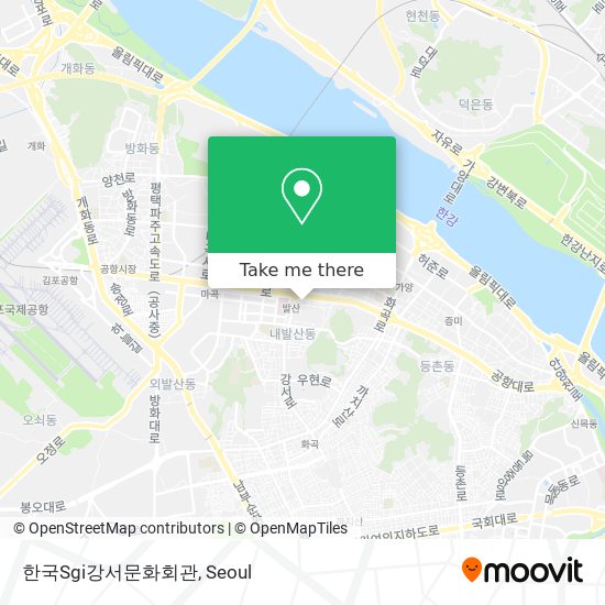 한국Sgi강서문화회관 map