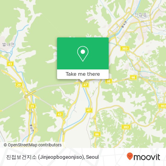 진접보건지소 (Jinjeopbogeonjiso) map