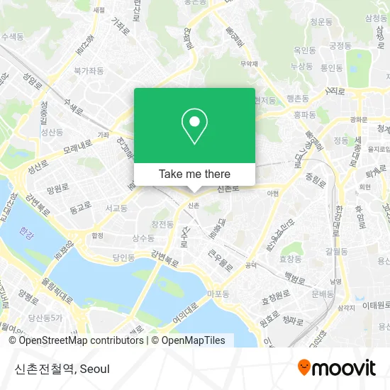 신촌전철역 map