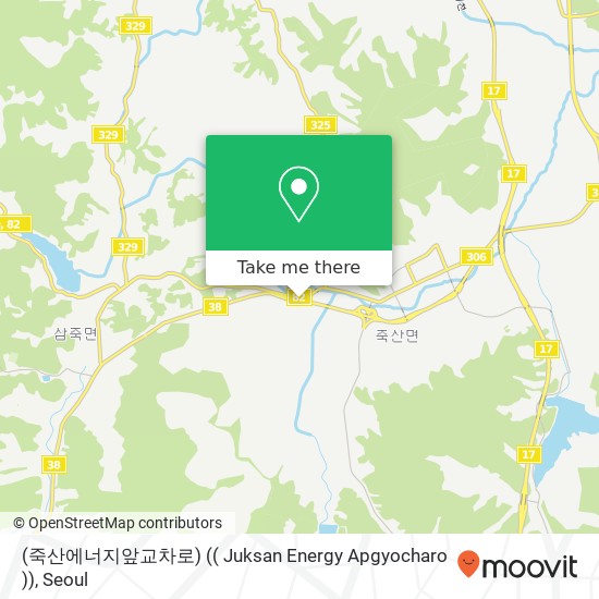 (죽산에너지앞교차로) (( Juksan Energy Apgyocharo )) map