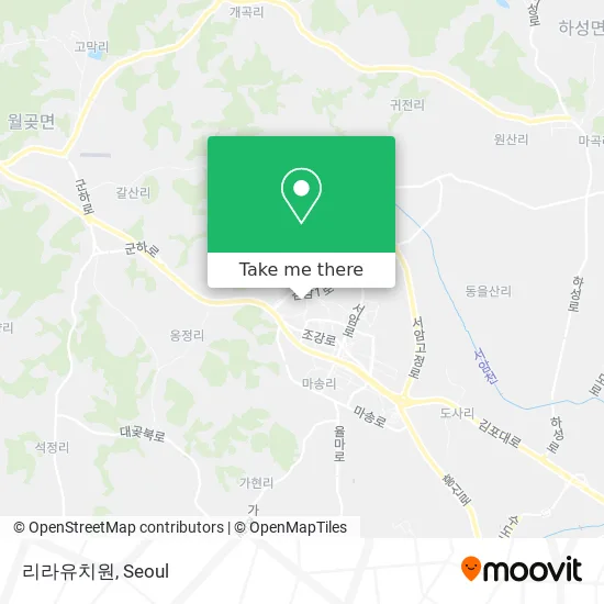리라유치원 map