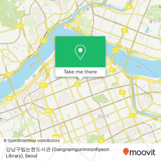 강남구립논현도서관 (Gangnamgurimnonhyeon Library) map