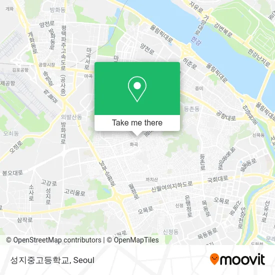 성지중고등학교 map