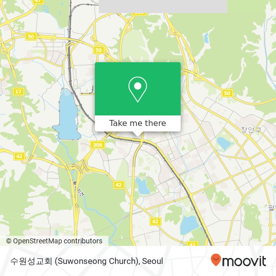 수원성교회 (Suwonseong Church) map