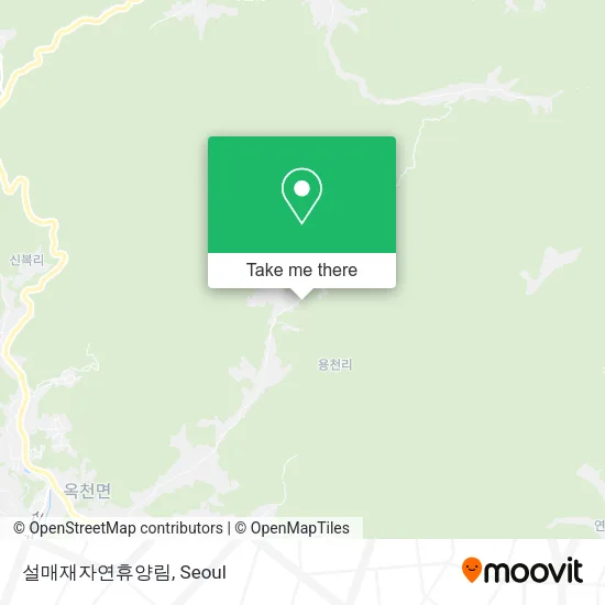 설매재자연휴양림 map