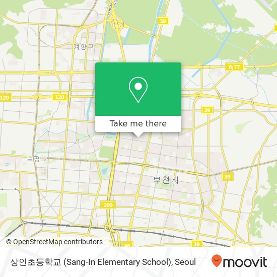 상인초등학교 (Sang-In Elementary School) map