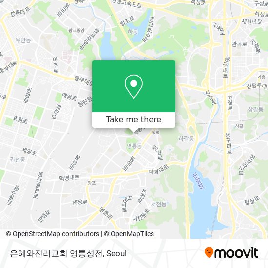 은혜와진리교회 영통성전 map