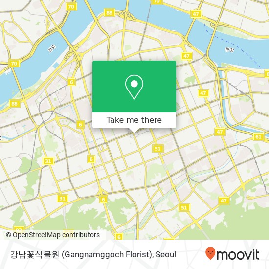 강남꽃식물원 (Gangnamggoch Florist) map