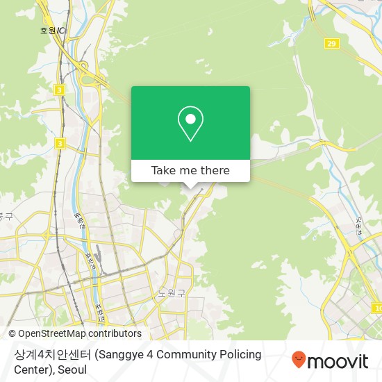상계4치안센터 (Sanggye 4 Community Policing Center) map