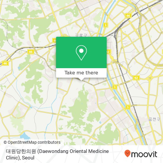 대원당한의원 (Daewondang Oriental Medicine Clinic) map