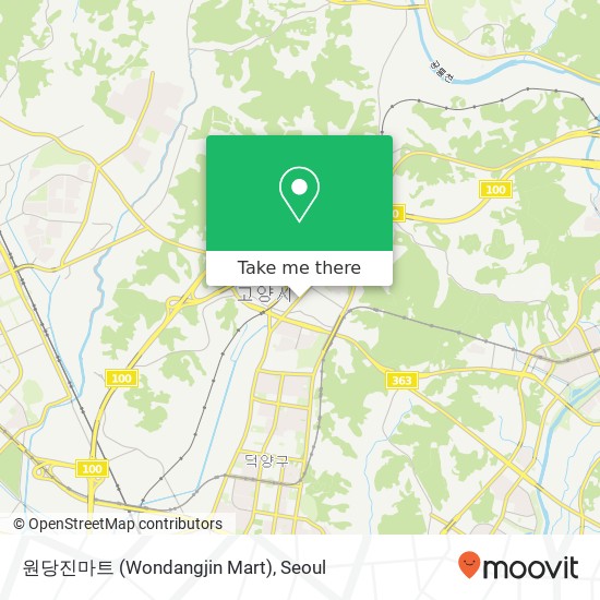 원당진마트 (Wondangjin Mart) map