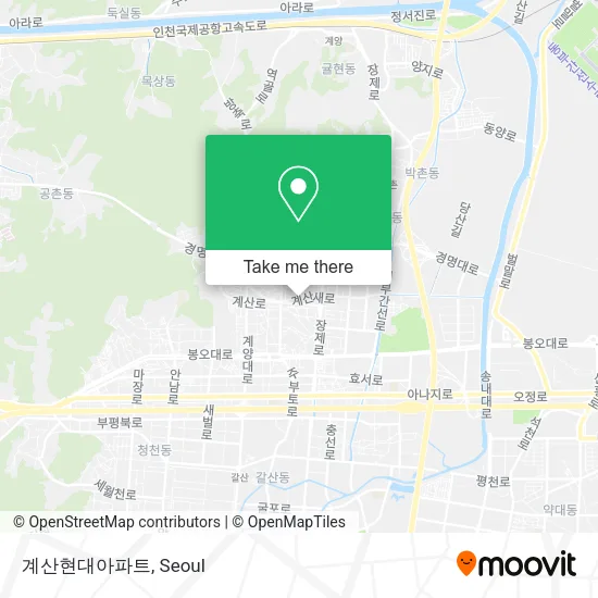 계산현대아파트 map