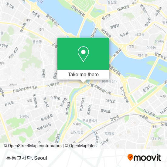 목동교서단 map