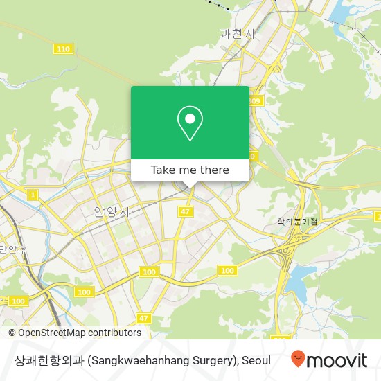 상쾌한항외과 (Sangkwaehanhang Surgery) map