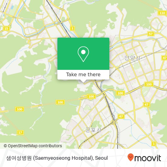 샘여성병원 (Saemyeoseong Hospital) map