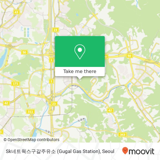 Sk네트웍스구갈주유소 (Gugal Gas Station) map
