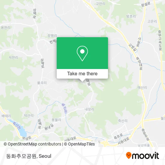 동화추모공원 (Donghwa Memorial Park) map