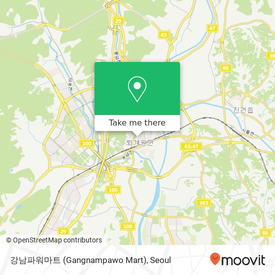 강남파워마트 (Gangnampawo Mart) map