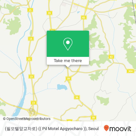 (필모텔앞교차로) (( Pil Motel Apgyocharo )) map