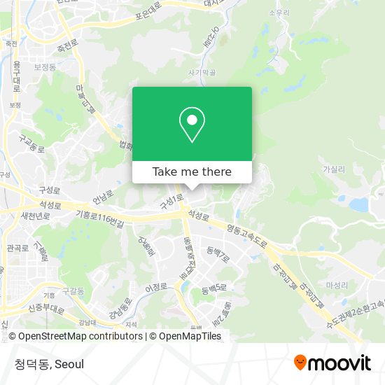 청덕동 map